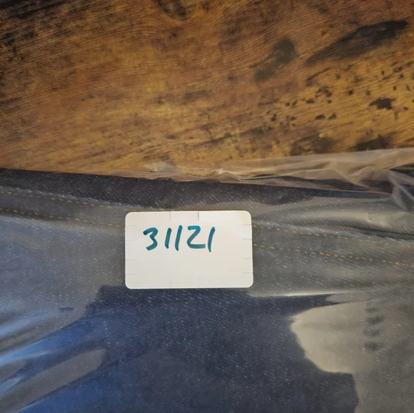 Spanx Shape EveryWear FLARE Raw Indigo Jeans Womens 1X Pull On Stretch - Picture 11 of 11